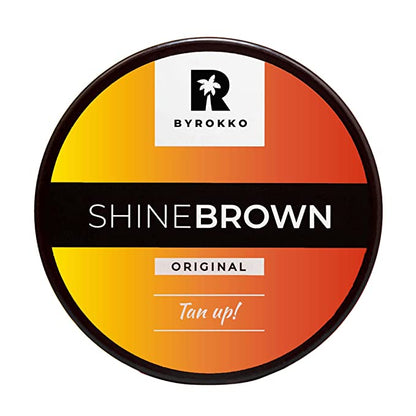 BYROKKO Shine Brown Premium Tanning Accelerator Cream 6.4 Fl Oz (190 ml)